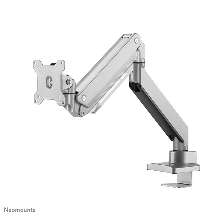 Neomounts NM-D775 silver är ett gasfjädrat skrivbordsfäste för platta skärmar upp till 32 tum (81 cm) - Silver