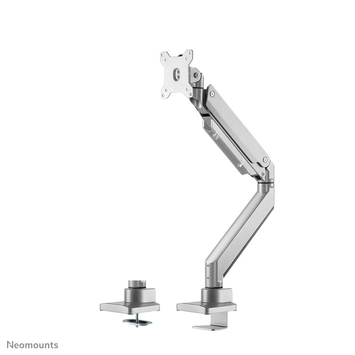 Neomounts NM-D775 silver är ett gasfjädrat skrivbordsfäste för platta skärmar upp till 32 tum (81 cm) - Silver