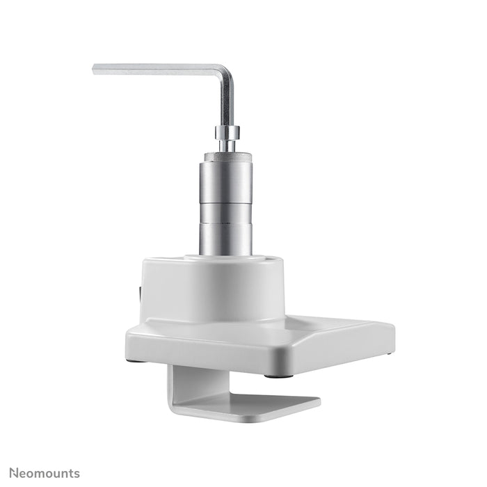 Neomounts NM-D775 vitPLUS är ett gasfjädrat skrivbordsstöd för böjda skärmar upp till 49 tum (124 cm) - Vit