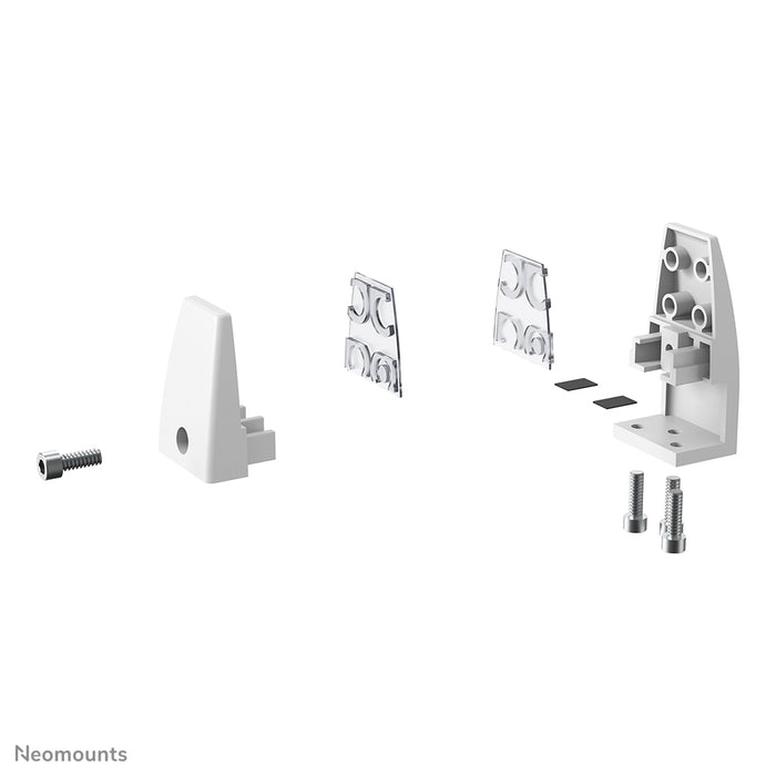 Neomounts skrivbordsklammer set 8-25 mm - Vit
