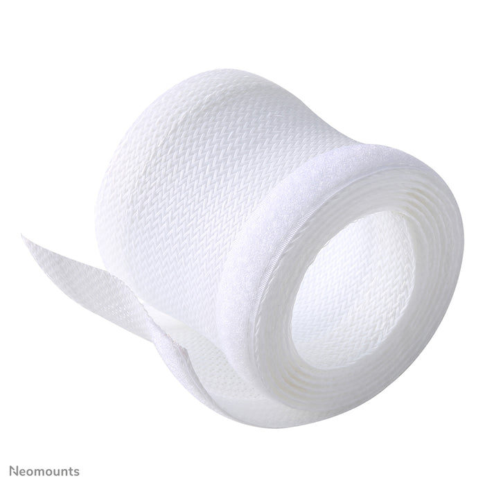 Neomounts NS-CS200 vit är en flexibel kabelstrumpa (Längd: 200 cm, Bredd: 8,5 cm) - Vit