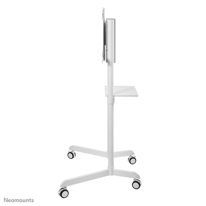 Neomounts NS-M1250 vit är en flyttbar möbel för flatskärmar upp till 70 tum (178 cm). Inklusive laptopplatta - Vit