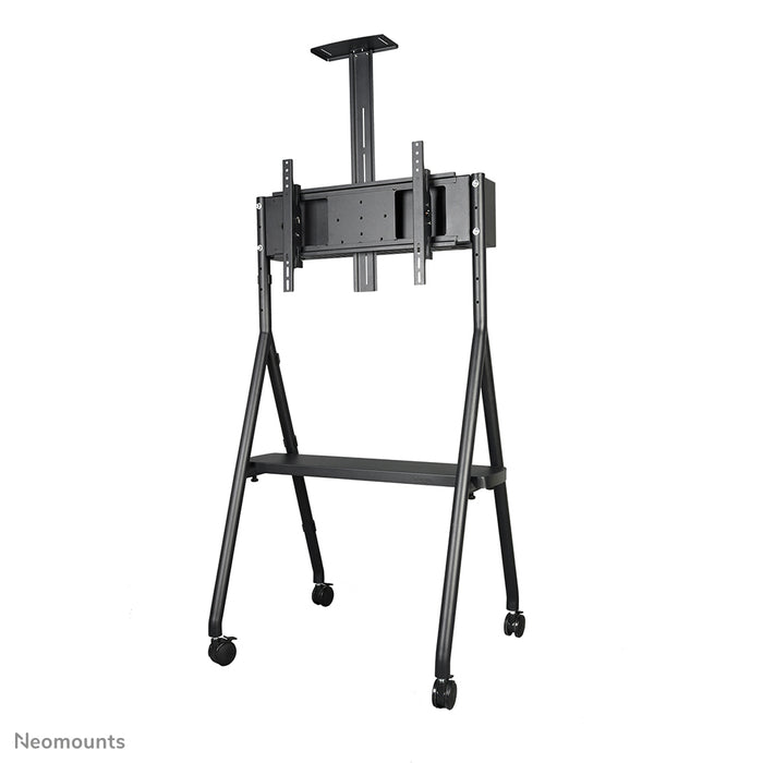 Neomounts NS-M1500black är en flyttbar möbel för flatskärmar upp till 65 tum (165 cm). Inklusive laptopplatta - Svart