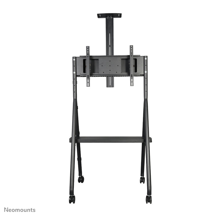Neomounts NS-M1500black är en flyttbar möbel för flatskärmar upp till 65 tum (165 cm). Inklusive laptopplatta - Svart