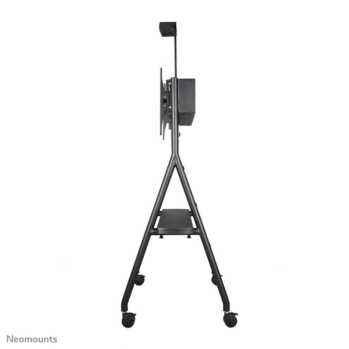 Neomounts NS-M1500black är en flyttbar möbel för flatskärmar upp till 65 tum (165 cm). Inklusive laptopplatta - Svart