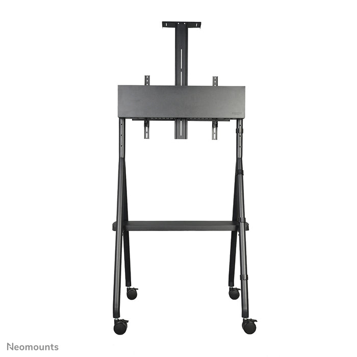 Neomounts NS-M1500black är en flyttbar möbel för flatskärmar upp till 65 tum (165 cm). Inklusive laptopplatta - Svart