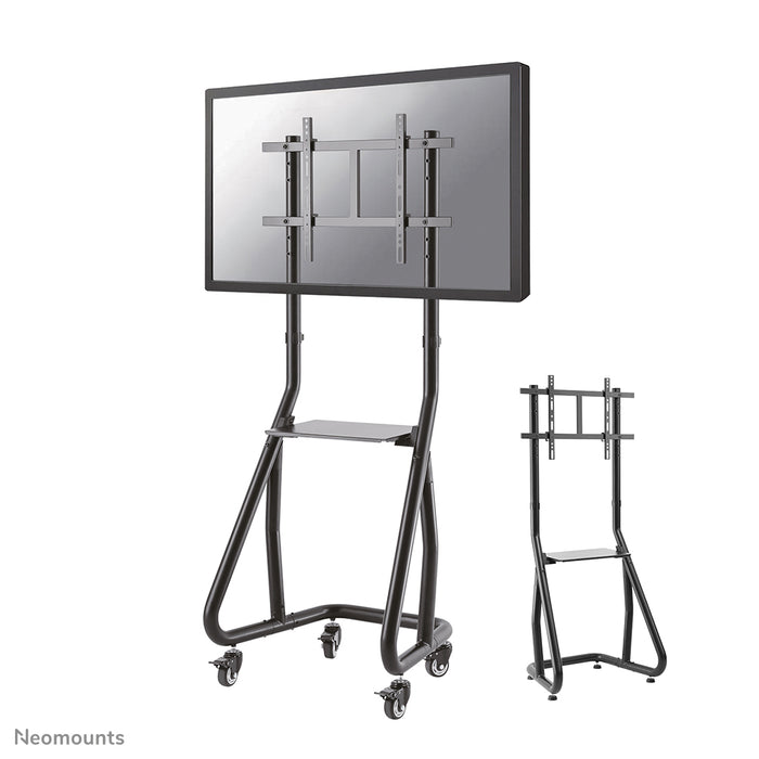 Neomounts NS-M3600black är en rullbar möbel för flatskärmar upp till 80 tum (203 cm).