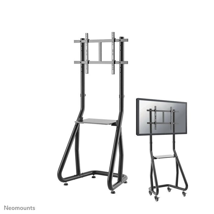 Neomounts NS-M3600black är en rullbar möbel för flatskärmar upp till 80 tum (203 cm).