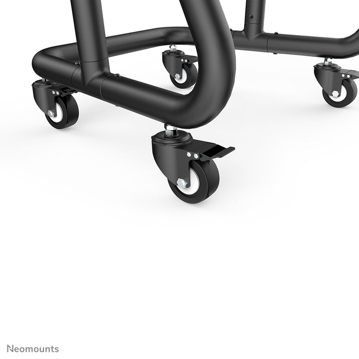 Neomounts NS-M3600black är en rullbar möbel för flatskärmar upp till 80 tum (203 cm).