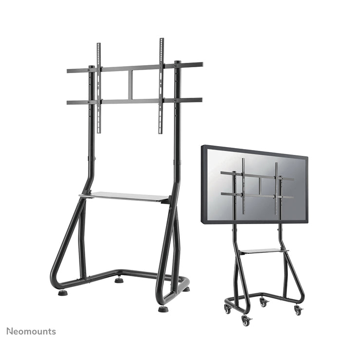 Neomounts NS-M3800 svart är en flyttbar möbel för flatskärmar upp till 100 tum (254 cm).