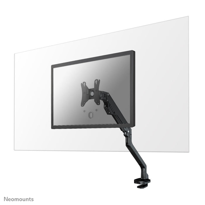 Neomounts NS-PLXPROTECT1 är en transparent skärm för 1 platt skärm och erbjuder avståndsskydd på arbetsplatsen. Transparent akryl, 100 % återvinningsbar | PLXPROTECT är registrerat som EU-designpatent |
