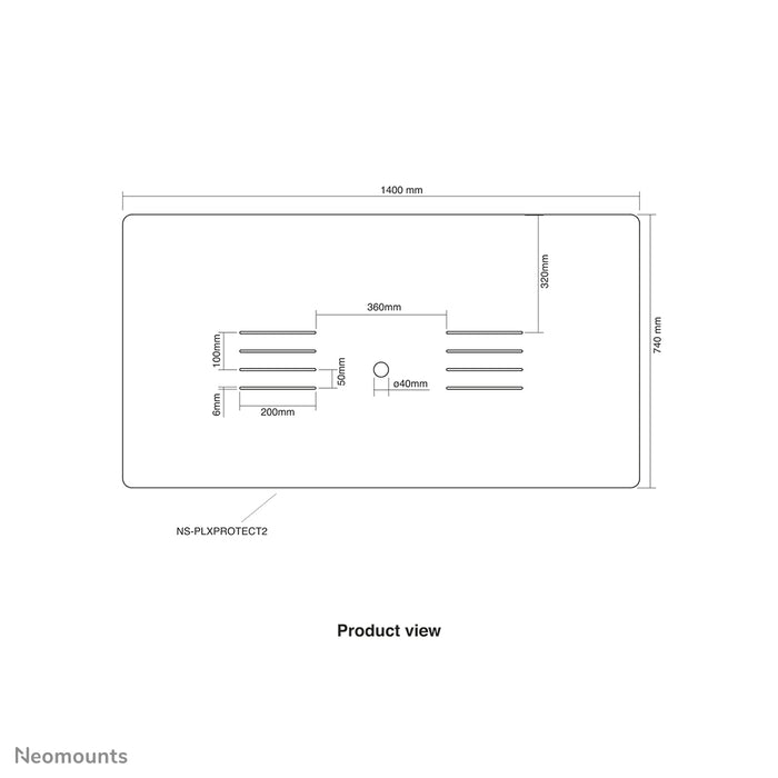 Neomounts NS-PLXPROTECT2 är en transparent skärm för 2 platta skärmar och erbjuder avståndsskydd på arbetsplatsen - Transparent akryl, 100 % återvinningsbar | PLXPROTECT är registrerat som EU-designpatent |