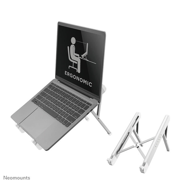 Neomounts hopfällbart laptopstativ - Silver