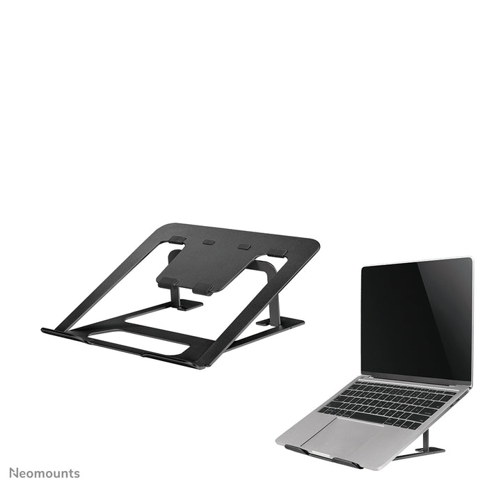 Neomounts NSLS085 svart hopfällbart laptopstativ för laptops upp till 17 tum - Svart