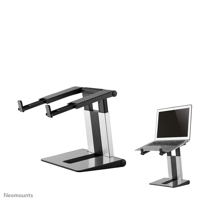 Neomounts hopfällbart laptopstativ - Silver/svart