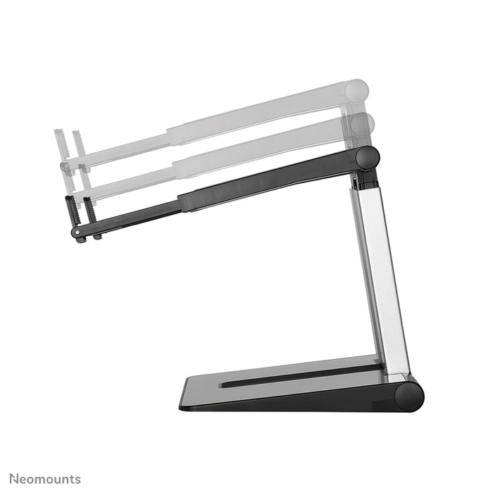Neomounts hopfällbart laptopstativ - Silver/svart