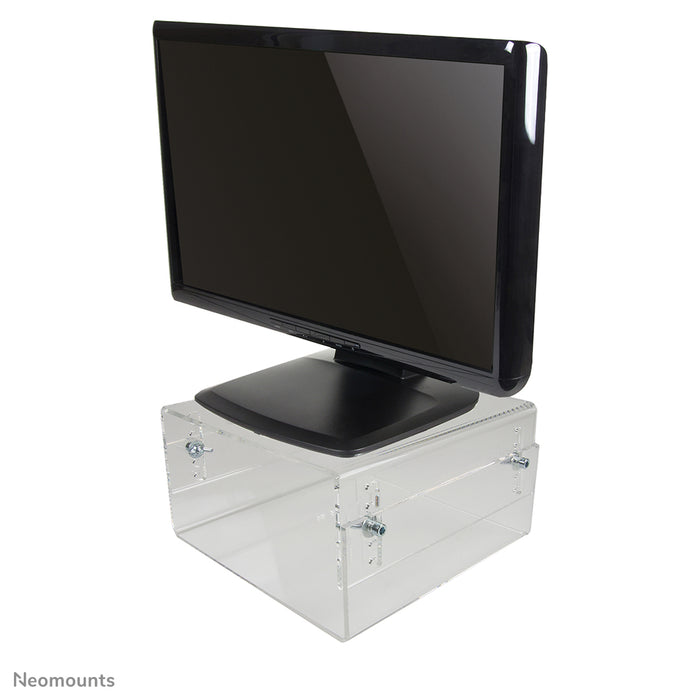 Neomounts NSMONITOR40 är en akryllyft för LCD/TFT/CRT-skärmar.