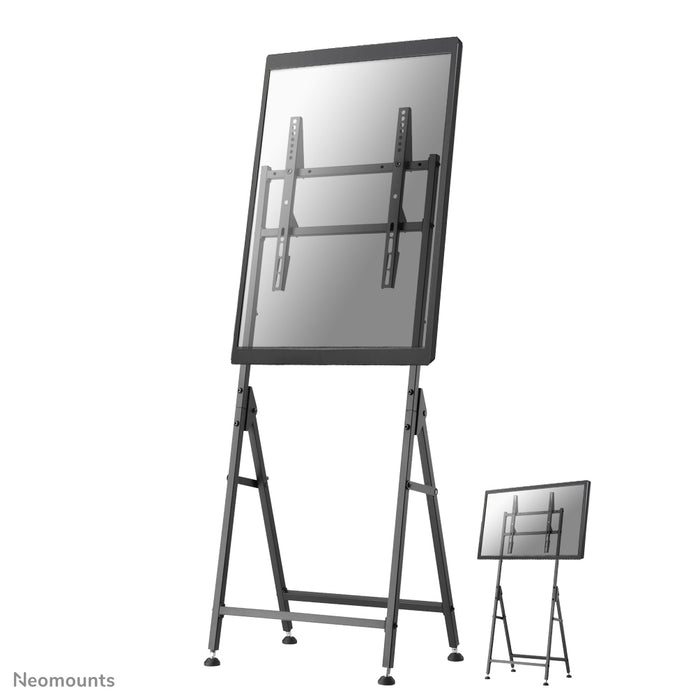 Neomounts PLASMA-M1000 är ett möbel för LCD/LED/Plasma-skärmar upp till 55 tum (140 cm), för horisontell och vertikal montering - Svart