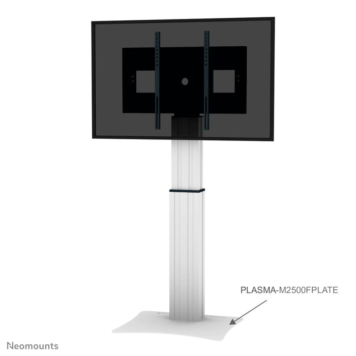 Neomounts PLASMA-M2500FPLATE är en golvplatta för 2250- och 2500-serien elektriskt höjdjusterbara vagnar och golvstativ.