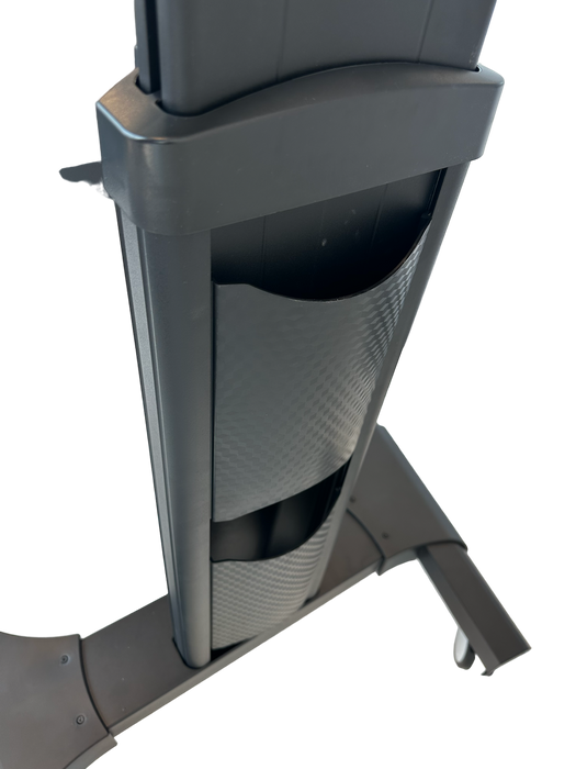Wolff Mount TVB-98 – Verrijdbare TV-standaard tot 70 inch – Hoogte verstelbaar – Zwart aluminium – VESA 800x600
