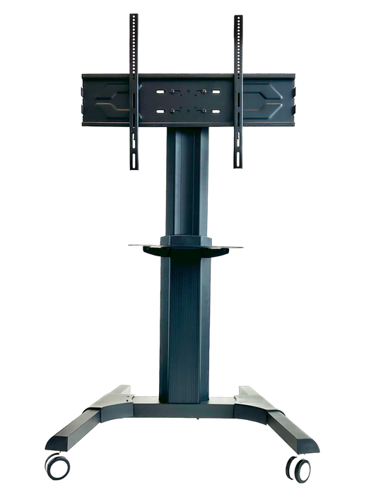 Wolff Mount justerbart rullbart presentationsmöbel | Universellt | Svart | Aluminium | VESA 800x600 | Höjdjusterbar