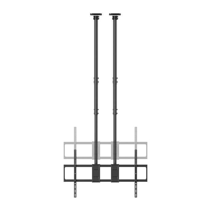 Wolff Mount TVB-116 – Plafondbeugel Heavy Duty XL met dubbele buis 60-120 inch en 120 kg draagvermogen
