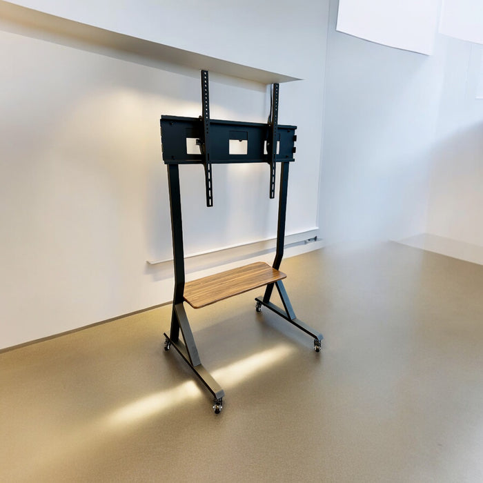 Wolff Mount TVB-118 – Verrijdbare TV stand voor beurs of vergaderruimte – Elegant model – VESA 800x400 – tot 75 inch