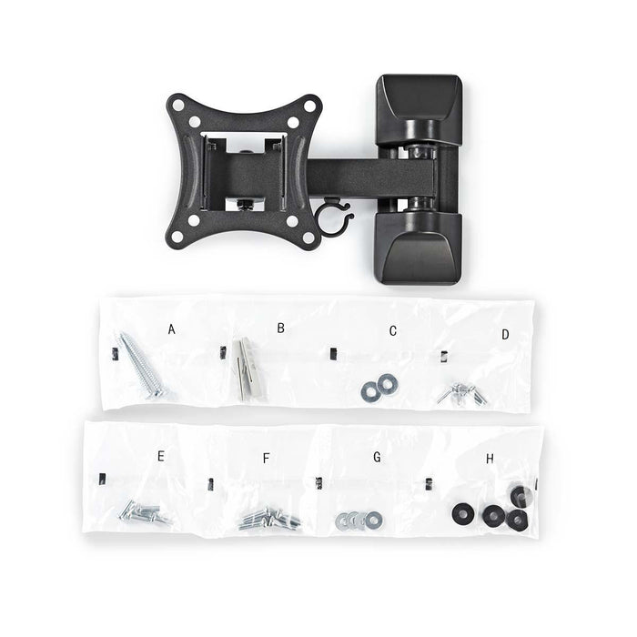 Full-motion TV-väggfäste | 13 - 27" | Max. 15 kg | 2 gångjärnspunkter