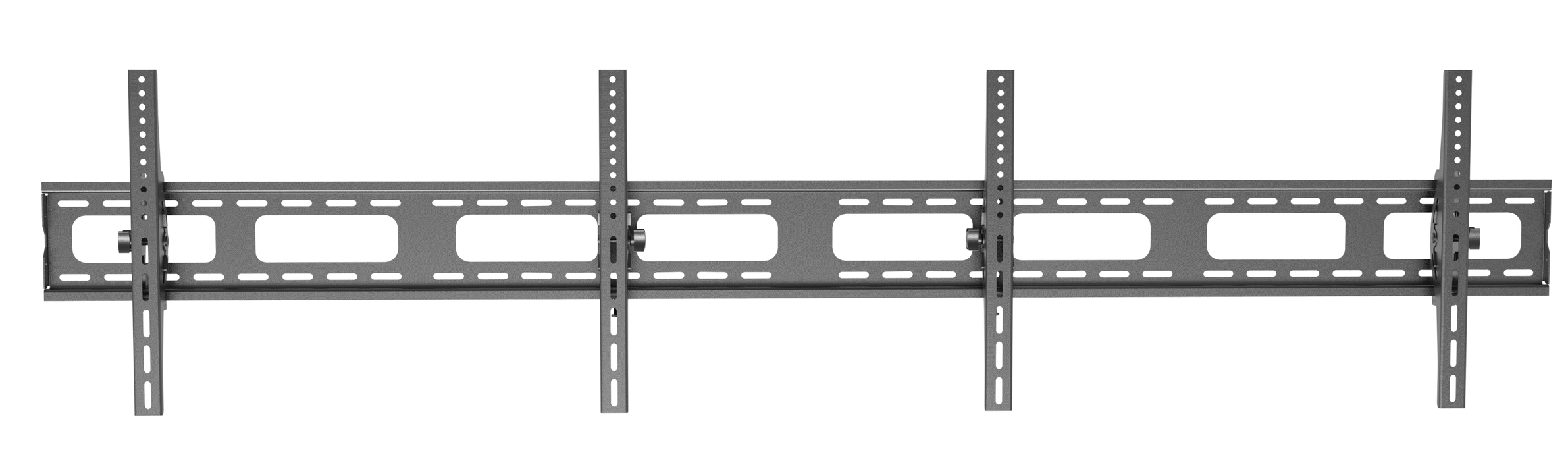Wolff Mount Dubbel universell TV-väggfäste |Diskbana |2 skärmar |Tiltbar |2 meter