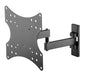 Wolff Mount TVB-101 – Compacte Draaibare TV-muurbeugel voor schermen tot 42 inch – VESA 200x200 – Lengte 28 cm