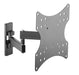 Wolff Mount TVB-101 – Compacte Draaibare TV-muurbeugel voor schermen tot 42 inch – VESA 200x200 – Lengte 28 cm
