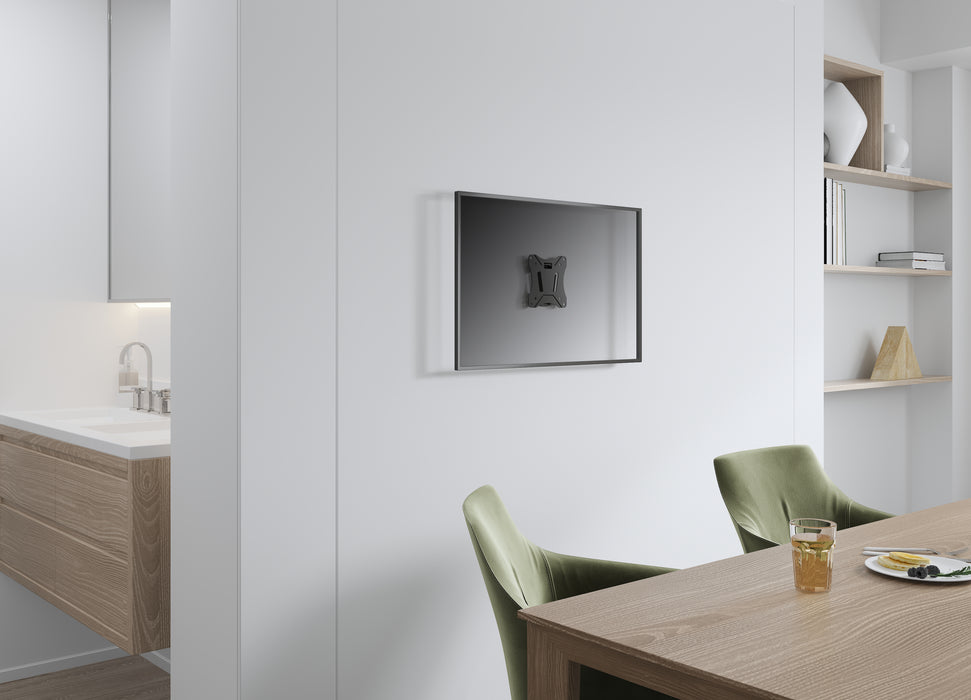 Wolff Mount TVB-12 – Afneembare TV-muurbeugel voor schermen tot 27 inch 100x100