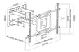 Wolff Mount TVB-132 – Draaibare TV-beugel 50–100 inch