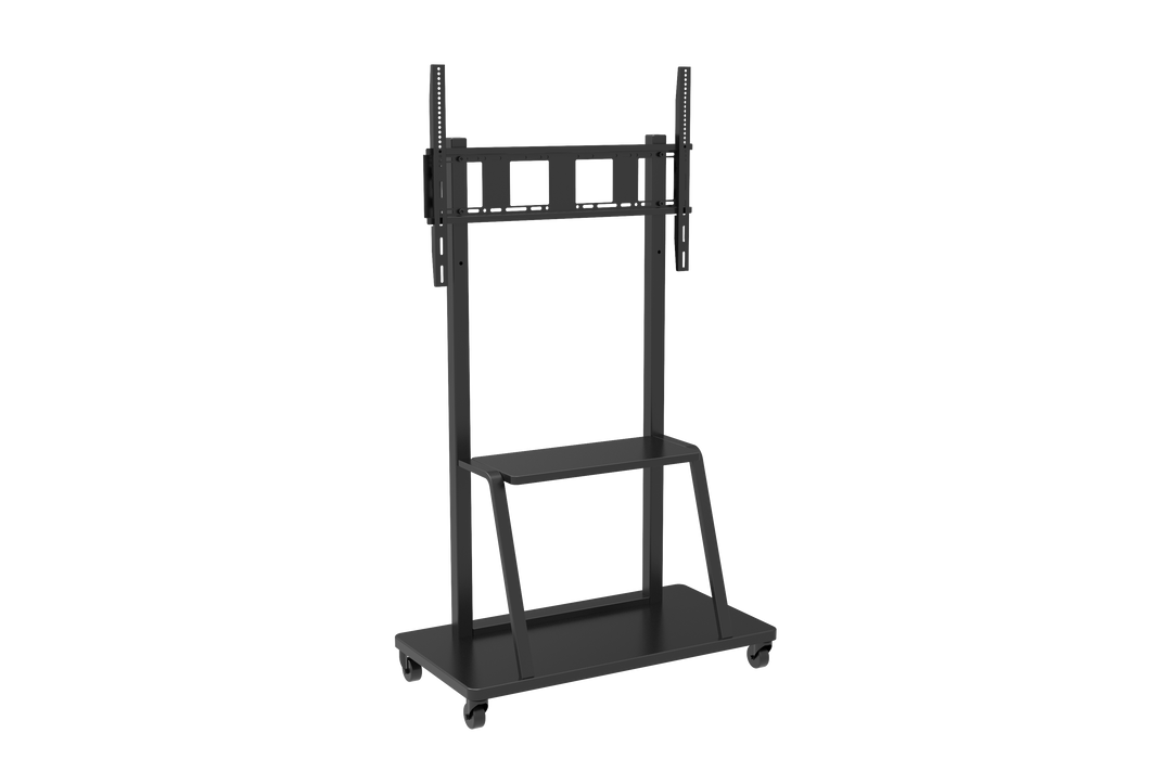 Wolff Mount TVB-62 – Verrijdbaar presentatie TV meubel – Schermen 55-100 inch – Gewicht tot max 130 kg – VESA 600x800