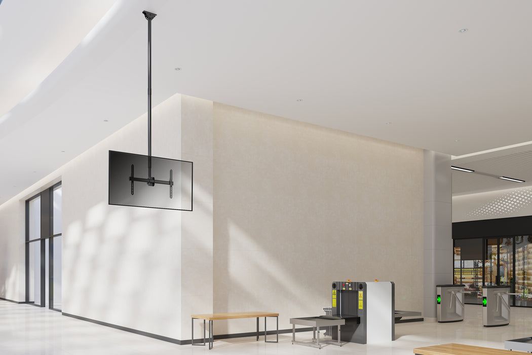 Wolff Mount TVB-90 – Extra lange telescoop plafondbeugel – 250-300 cm – tot 70 inch – tot 50 kg – VESA 600x400