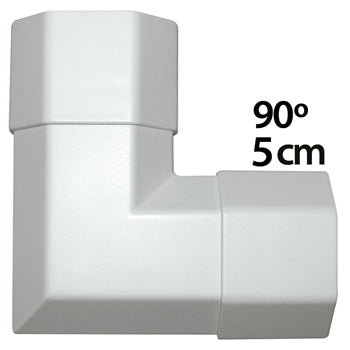 Kabelkanalhörn 90° vit