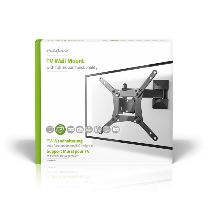 Full Motion TV-väggfäste | 10 - 32" | Max. 30 kg |