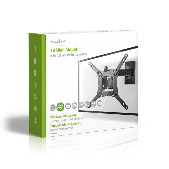 Full Motion TV-väggfäste | 10 - 32" | Max. 30 kg |