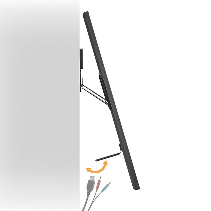 Nedis fast TV-väggfäste 43-85 tum | Max 60 kg | Micro-Gap design