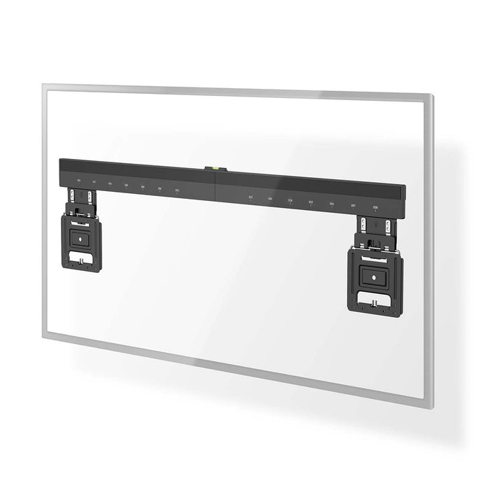 Nedis fast TV-väggfäste 43-100 tum - ultratunn Micro-Gap - Max 75 kg - svart - VESA-kompatibel