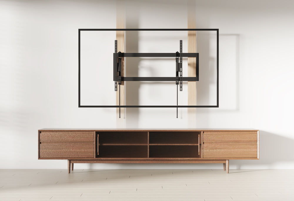 Wolff Mount TVB-117 – Schuif- draai en kantelbare TV-beugel voor schouw montage 55-105 inch en 80 kg