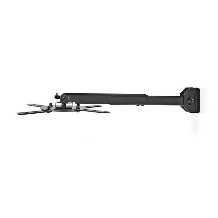 Väggfäste för projektor | 360° roterbar | Max 10 kg | Avstånd till väggen 314 - 500 mm | Svart