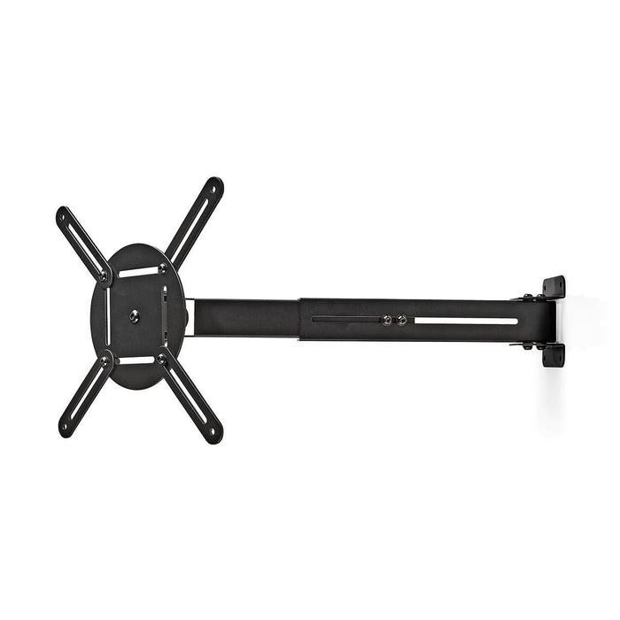 Väggfäste för projektor | 360° roterbar | Max 10 kg | Avstånd till väggen 314 - 500 mm | Svart