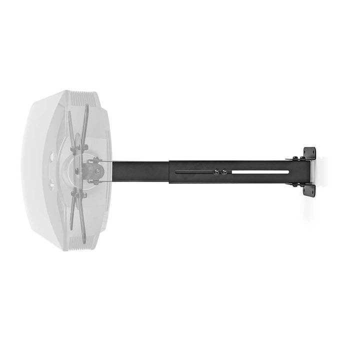 Väggfäste för projektor | 360° roterbar | Max 10 kg | Avstånd till väggen 314 - 500 mm | Svart