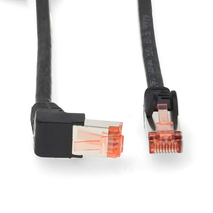 UTP-kabel med vinklad kontakt 5 meter