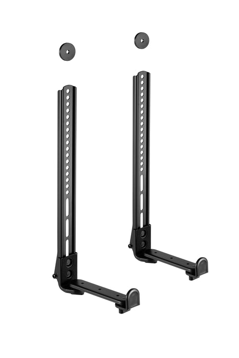 Wolff Mount TVB-108 – Universele Soundbarbeugels voor aan de televisie – Verstelbaar – Stevige constructie – tot 15 kg