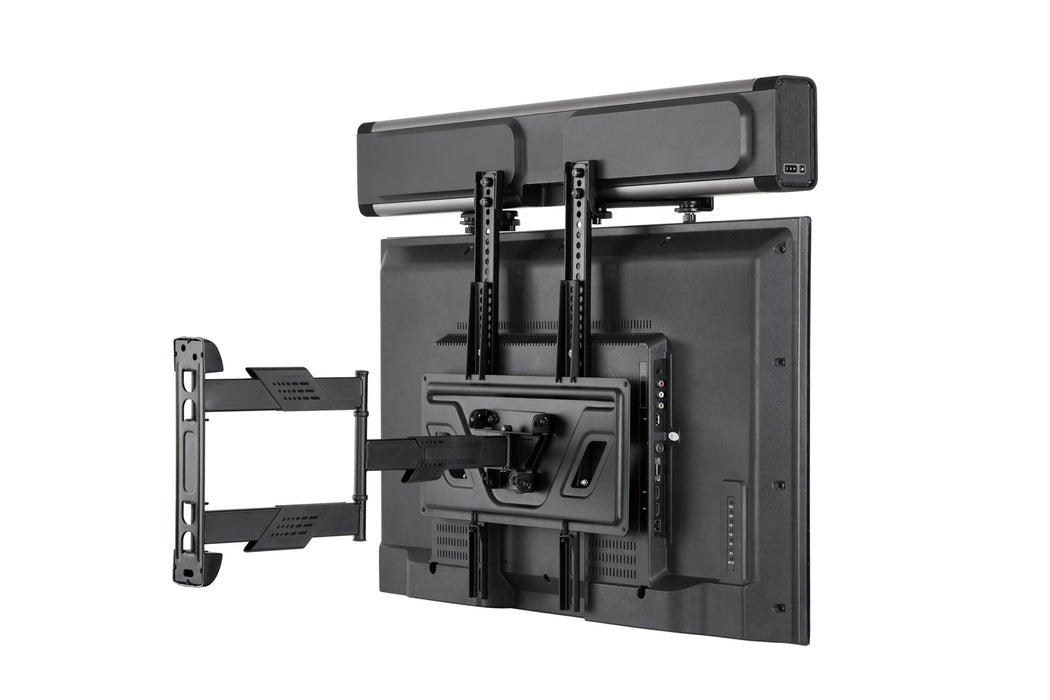 Wolff Mount TVB-108 – Universele Soundbarbeugels voor aan de televisie – Verstelbaar – Stevige constructie – tot 15 kg