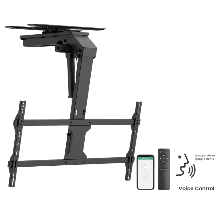 Wolff Mount TVB-145 – Elektrische Plafondbeugel voor TV tot 86 inch – 45 kg – VESA 800x400