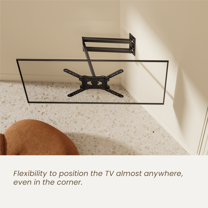 Wolff Mount lång TV-fäste för Philips 32-65 tum (73 cm från väggen) | Universell | VESA 400x400