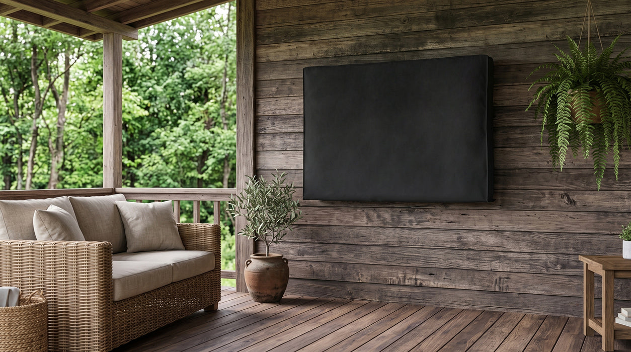 Wolff Mount TV-skydd för utomhusbruk – vattenavvisande TV-fodral för 30 till 65 tum